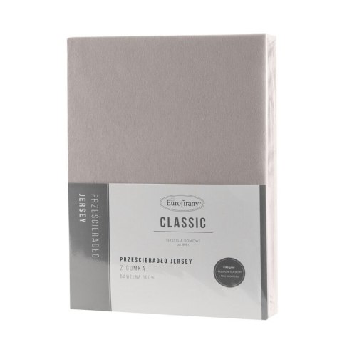 PRZEŚCIERADŁO JERSEY3 160 X 200 X 30 CM JASNOSZARY PRZEŚCIERADŁO JERSEY3 160 X 200 X 30 CM JASNOSZARY