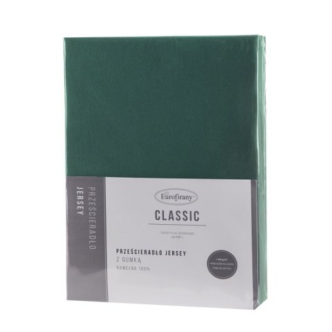 PRZEŚCIERADŁO JERSEY3 180 X 200 X 30 CM CIEMNOZIELONY PRZEŚCIERADŁO JERSEY3 180 X 200 X 30 CM CIEMNOZIELONY