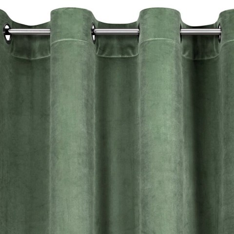 ZASŁONA GOTOWA D91 ROSA 140 X 250 CM CIEMNOMIĘTOWY