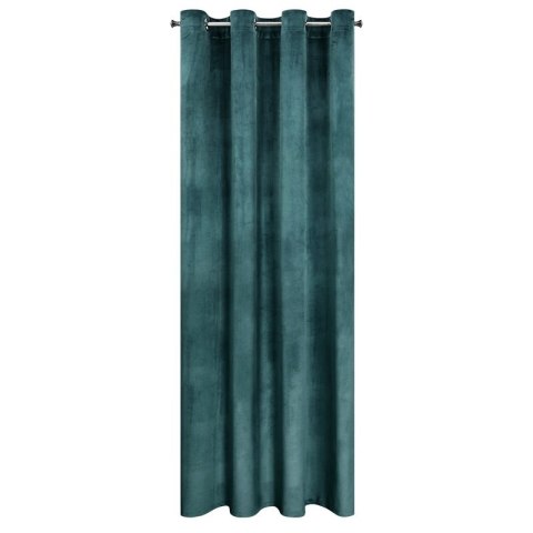 ZASŁONA GOTOWA D91 ROSA 140 X 250 CM CIEMNOTURKUSOWY