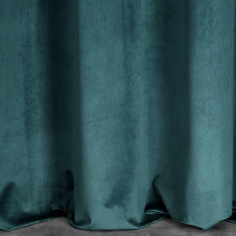 ZASŁONA GOTOWA D91 ROSA 140 X 250 CM CIEMNOTURKUSOWY