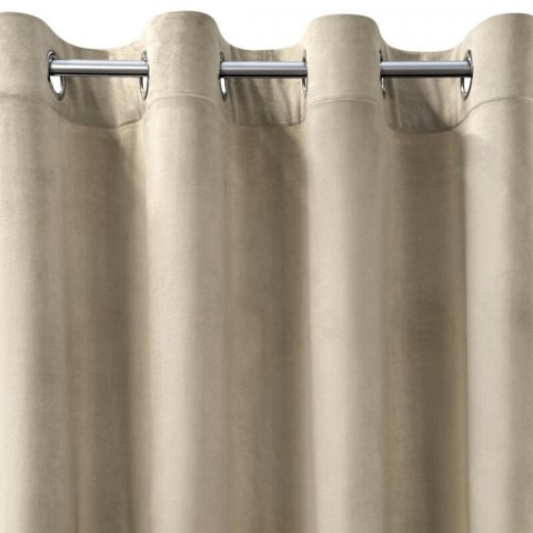 ZASŁONA GOTOWA D91 ROSA 140 X 250 CM JASNOBEŻOWY