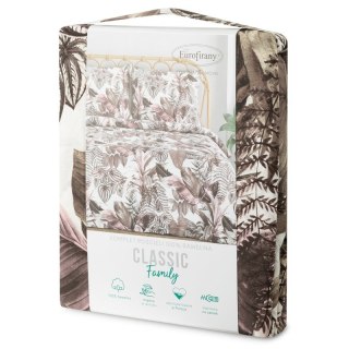 KOMPLET POŚCIELI BAWEŁNIANEJ DAVOS 220 X 200 CM FIOLETOWY