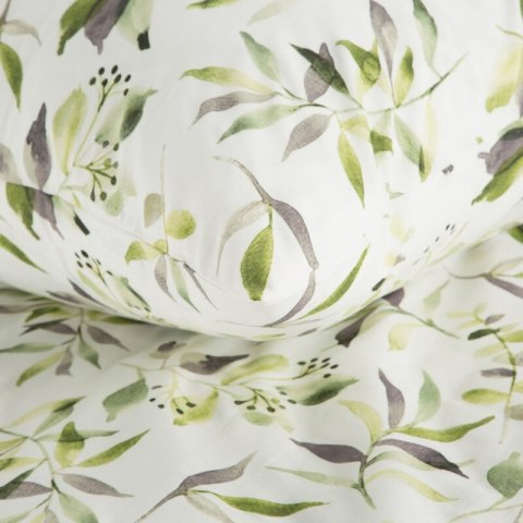 KOMPLET POŚCIELI BAWEŁNIANEJ MILI 220 X 200 CM BIAŁY