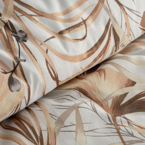 KOMPLET POŚCIELI BAWEŁNIANEJ POLA 220 X 200 CM BIAŁY