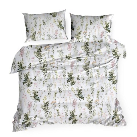 KOMPLET POŚCIELI BAWEŁNIANEJ VANESS 160 X 200 CM BIAŁY