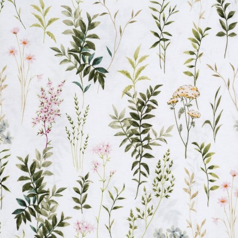 KOMPLET POŚCIELI BAWEŁNIANEJ VANESS 160 X 200 CM BIAŁY