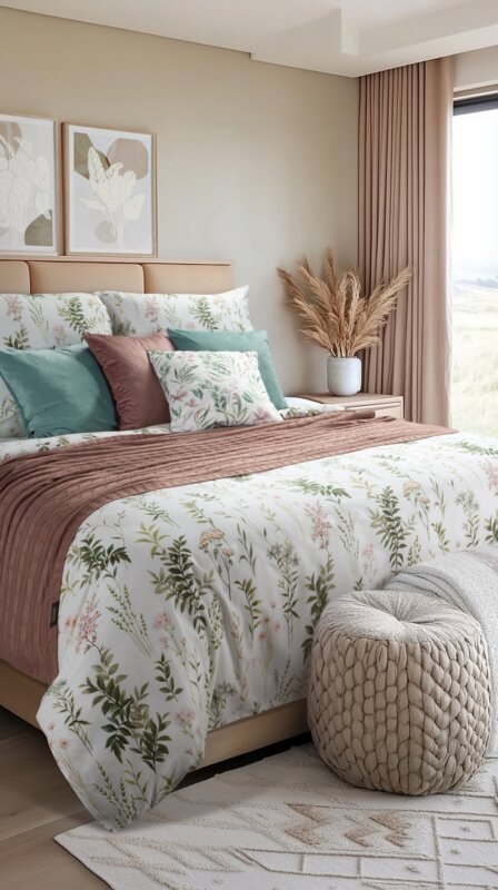 KOMPLET POŚCIELI BAWEŁNIANEJ VANESS 160 X 200 CM BIAŁY