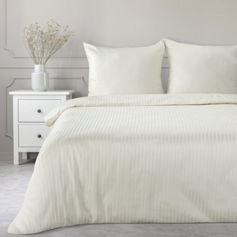 KOMPLET POŚCIELI SATYNOWEJ VERA 160 X 200 CM KREMOWY KOMPLET POŚCIELI SATYNOWEJ VERA 160 X 200 CM KREMOWY