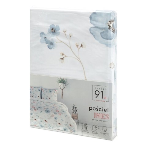 POŚCIEL D91 INES 140 X 200 CM BIAŁY