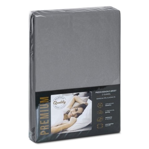 PRZEŚCIERADŁO Z GUMKĄ JERS4 140 X 200 X 30 CM STALOWY PRZEŚCIERADŁO Z GUMKĄ JERS4 140 X 200 X 30 CM STALOWY
