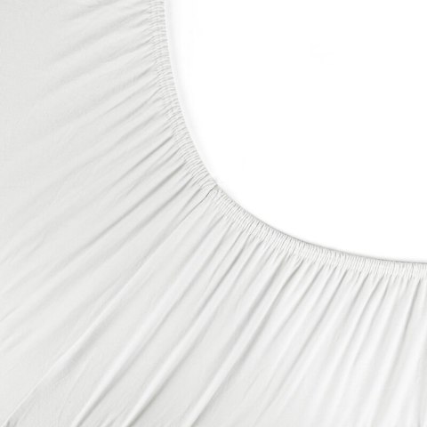 PRZEŚCIERADŁO Z GUMKĄ JERS4 90 X 200 X 25 CM KREMOWY PRZEŚCIERADŁO Z GUMKĄ JERS4 90 X 200 X 25 CM KREMOWY
