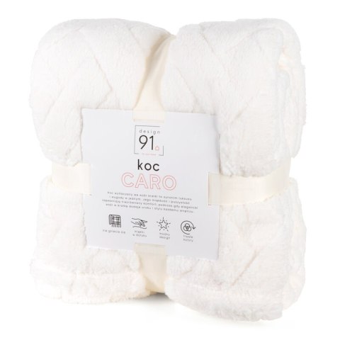 KOC D91 CARO 170 X 210 CM KREMOWY KOC D91 CARO 170 X 210 CM KREMOWY
