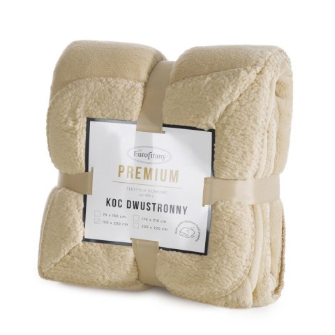 KOC TEDY 170 X 210 CM JASNOBEŻOWY KOC TEDY 170 X 210 CM JASNOBEŻOWY