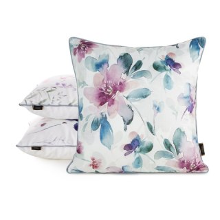 POSZEWKA VELVET 154 45 X 45 CM BIAŁY