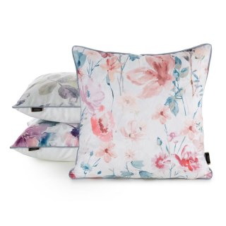 POSZEWKA VELVET 156 45 X 45 CM BIAŁY