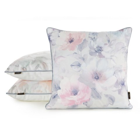 SI/PO/VELVET/153 45X45 K+RÓŻ/PIPING SI/PO/VELVET/153 45X45 K+RÓŻ/PIPING