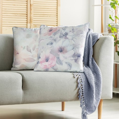 SI/PO/VELVET/153 45X45 K+RÓŻ/PIPING SI/PO/VELVET/153 45X45 K+RÓŻ/PIPING