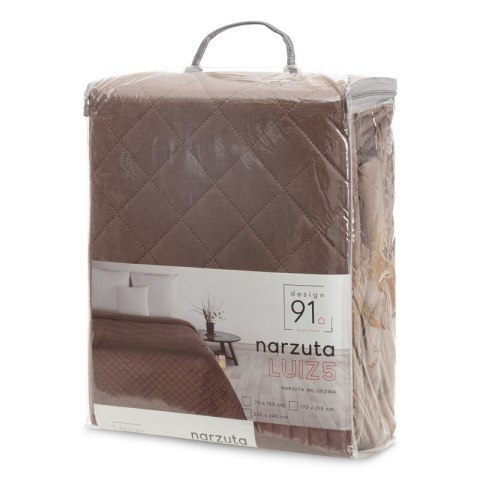 NARZUTA D91 LUIZ 5 220 X 240 CM BRĄZOWY NARZUTA D91 LUIZ 5 220 X 240 CM BRĄZOWY