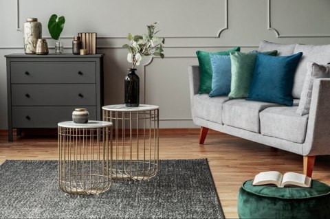 POSZEWKA SIBEL 45 X 45 CM CZARNY POSZEWKA SIBEL 45 X 45 CM CZARNY