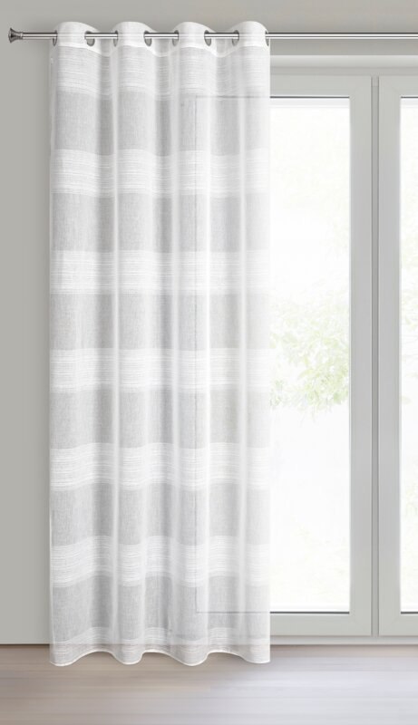 ZASŁONA GOTOWA AGATA 140 X 250 CM BIAŁY