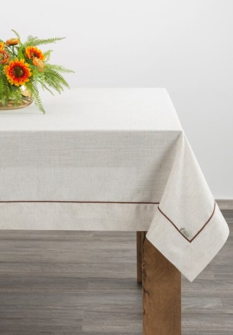 OBRUS NATU 9 145 X 300 CM NATURALNY OBRUS NATU 9 145 X 300 CM NATURALNY