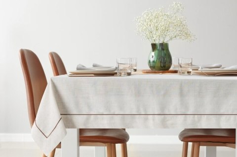 OBRUS NATU 9 40 X 140 CM NATURALNY OBRUS NATU 9 40 X 140 CM NATURALNY