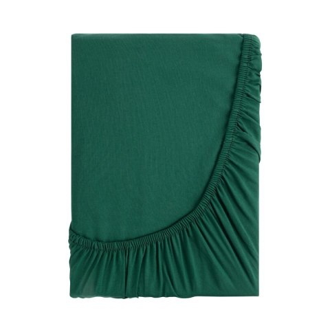 PRZEŚCIERADŁO Z GUMKĄ BASIC 220 X 200 X 30 CM BUTELKOWY ZIELONY