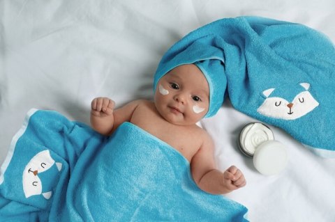 RĘCZNIK DZIECIĘCY BABY70 15 X 21 CM NIEBIESKI