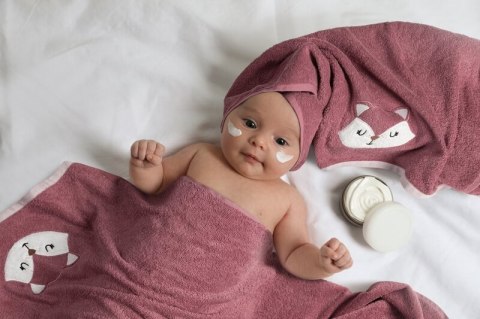 RĘCZNIK DZIECIĘCY BABY70 15 X 21 CM RÓŻOWY