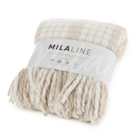 KOC MOHER 8 130 X 170 CM BEŻOWY KOC MOHER 8 130 X 170 CM BEŻOWY