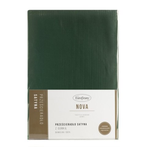 PRZEŚCIERADŁO Z GUMKĄ NOVA3 160 X 200 X 30 CM CIEMNOZIELONY PRZEŚCIERADŁO Z GUMKĄ NOVA3 160 X 200 X 30 CM CIEMNOZIELONY