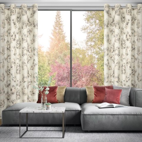 ZASŁONA GOTOWA GLORIA2 140 X 250 CM KREMOWY