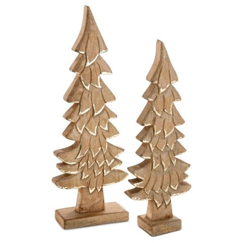 FIGURKA ŚWIATECZNA D15 15 X 5 X 41 CM JASNOBRĄZOWY FIGURKA ŚWIATECZNA D15 15 X 5 X 41 CM JASNOBRĄZOWY