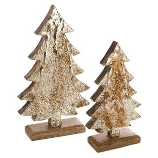 FIGURKA ŚWIATECZNA D22 12 X 5 X 21 CM BRĄZOWY