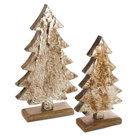 FIGURKA ŚWIATECZNA D22 12 X 5 X 21 CM BRĄZOWY FIGURKA ŚWIATECZNA D22 12 X 5 X 21 CM BRĄZOWY