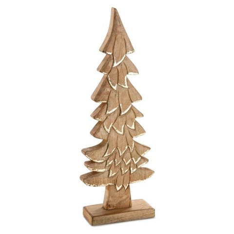 FIGURKA ŚWIATECZNA D5 20 X 8 X 51 CM JASNOBRĄZOWY FIGURKA ŚWIATECZNA D5 20 X 8 X 51 CM JASNOBRĄZOWY