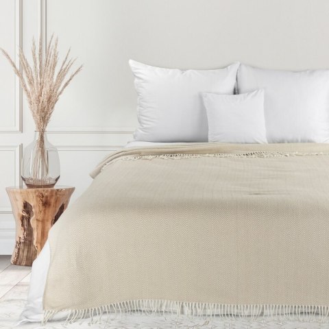 KOC PLED 7 180 X 220 CM BEŻOWY KOC PLED 7 180 X 220 CM BEŻOWY