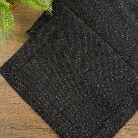 OBRUS STELLA 1 40 X 180 CM CZARNY