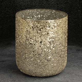 SZKŁO DEKORACYJNE MELIA (03) O 20 X 17 CM ZŁOTY