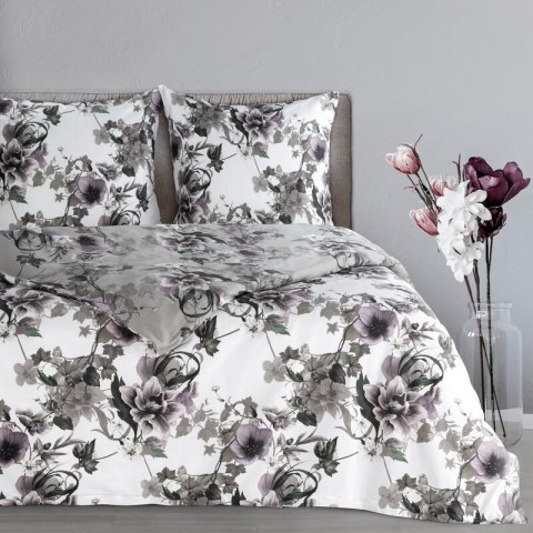 KOMPLET POŚCIELI SATYNOWEJ NIKA 54 220 X 200 CM POPIELATY KOMPLET POŚCIELI SATYNOWEJ NIKA 54 220 X 200 CM POPIELATY