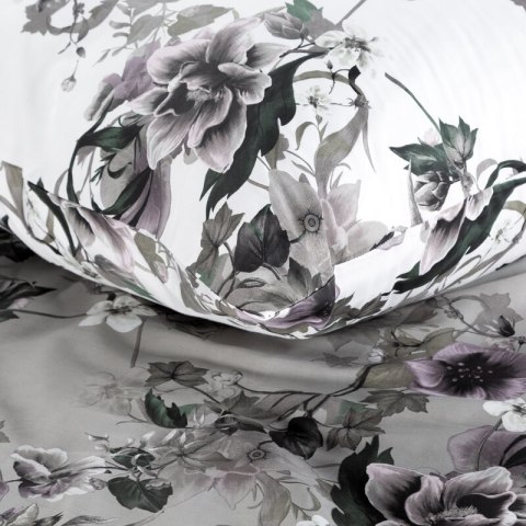 KOMPLET POŚCIELI SATYNOWEJ NIKA 54 220 X 200 CM POPIELATY KOMPLET POŚCIELI SATYNOWEJ NIKA 54 220 X 200 CM POPIELATY