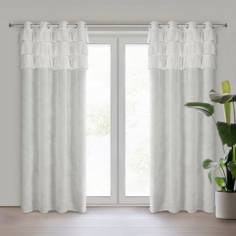 ZASŁONA GOTOWA AGIS 2 140 X 250 CM BIAŁY ZASŁONA GOTOWA AGIS 2 140 X 250 CM BIAŁY