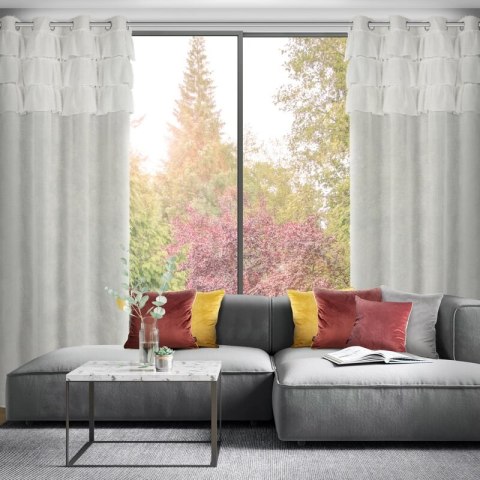 ZASŁONA GOTOWA AGIS 2 140 X 250 CM BIAŁY ZASŁONA GOTOWA AGIS 2 140 X 250 CM BIAŁY