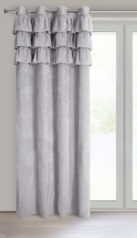 ZASŁONA GOTOWA AGIS 2 140 X 250 CM SREBRNY ZASŁONA GOTOWA AGIS 2 140 X 250 CM SREBRNY