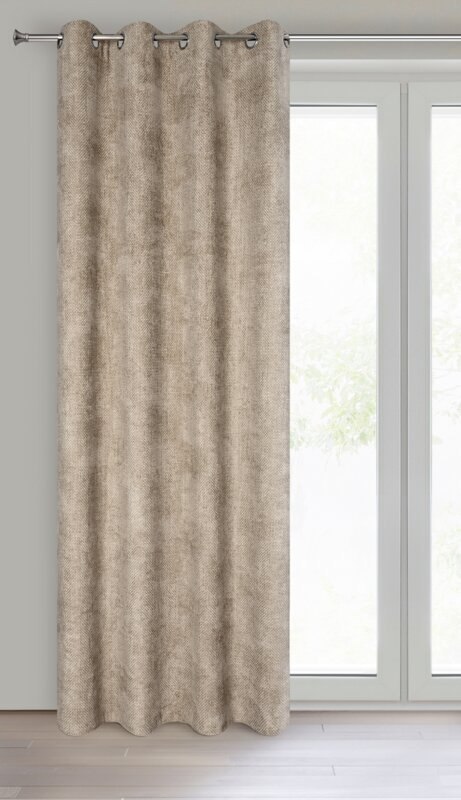 ZASŁONA GOTOWA ALETA 135 X 250 CM BEŻOWY ZASŁONA GOTOWA ALETA 135 X 250 CM BEŻOWY