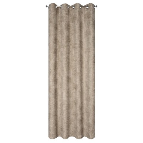 ZASŁONA GOTOWA ALETA 135 X 250 CM BEŻOWY ZASŁONA GOTOWA ALETA 135 X 250 CM BEŻOWY