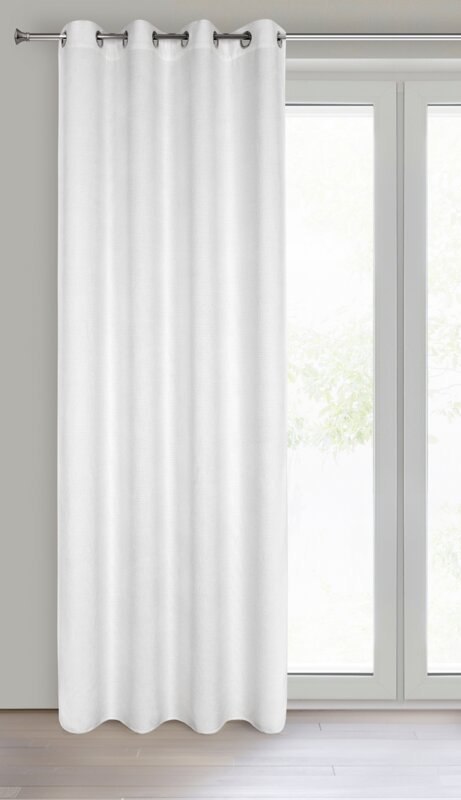 ZASŁONA GOTOWA ALETA 135 X 250 CM BIAŁY ZASŁONA GOTOWA ALETA 135 X 250 CM BIAŁY