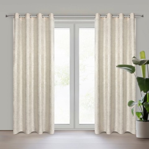 ZASŁONA GOTOWA BLANKA 140 X 250 CM NATURALNY