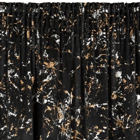ZASŁONA GOTOWA DORI NA TAŚMIE 140 X 270 CM CZARNY ZASŁONA GOTOWA DORI NA TAŚMIE 140 X 270 CM CZARNY